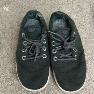 Allbirds Forrest Green Wool Lace-Up Sneakers